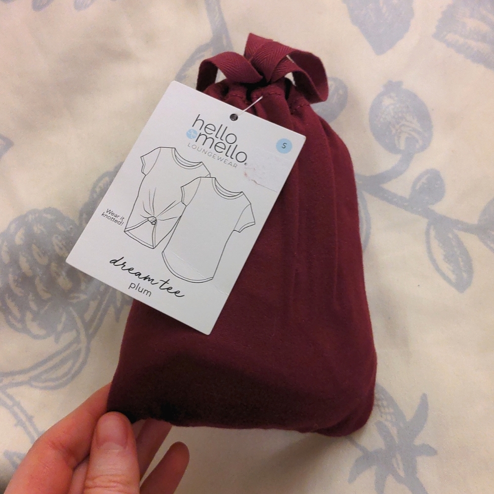 Nwt Hello Mello loungewear plum